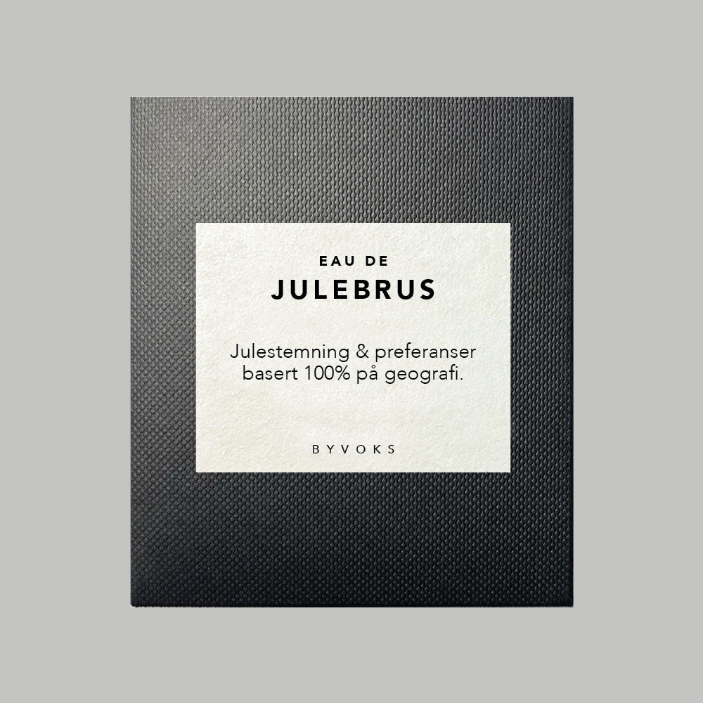 Eau de Julebrus duftlys