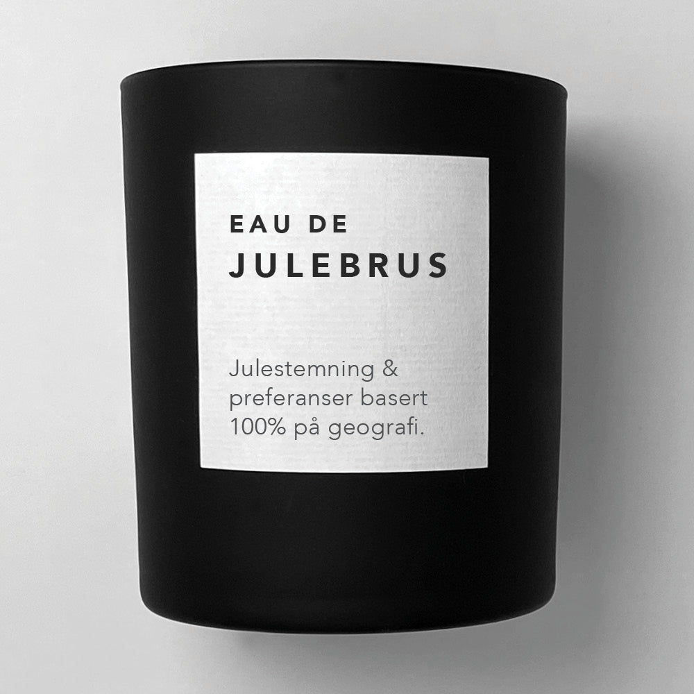 Eau de Julebrus duftlys